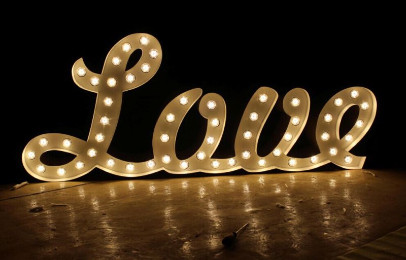 Light Bulb Love Letters for Lover