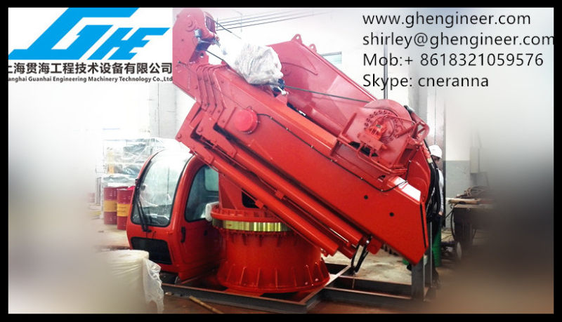 11t 15t Folding Arm Marine Deck Crane CCS ABS