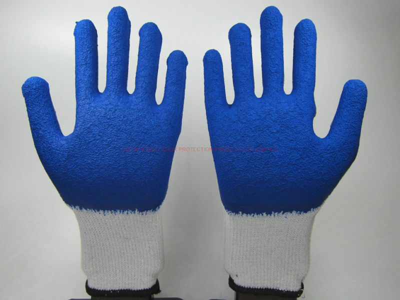 Cheap Latex Coated Mechanics Safety Gloves (LS014)