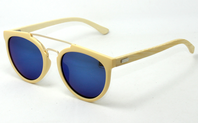 Bamboo Sunglasses PC+ Bamboo Sunglasses with Mirror Sunglasses (150205fs)