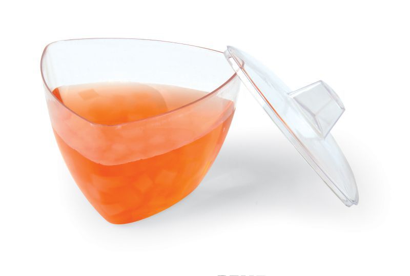 Plastic Bowl Disposable Bowl Triangle Bowl 3.5 Oz