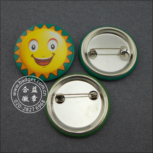 Party Tin Badge with Printing Logo