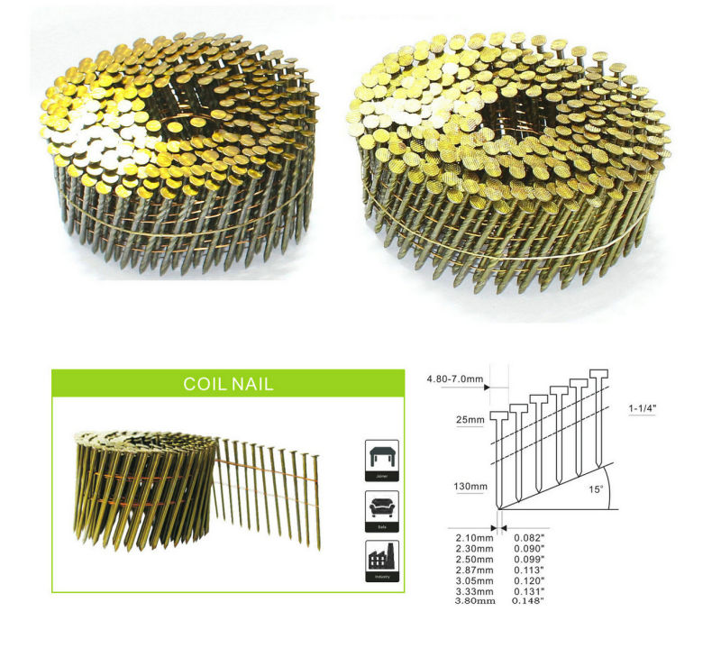 Hitachi Nv65ab, Nv83A, Nv83A2, Nv65AC, Nv65ah, Nv75AG Wire Pallet Nails