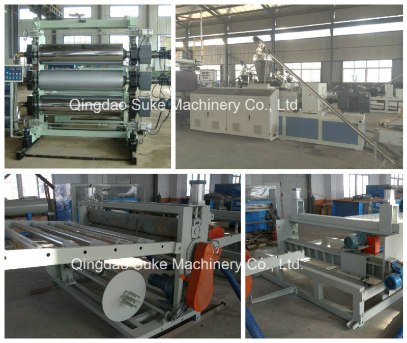 PVC Sheet Extrusion Making Machine (SJSZ80X156)