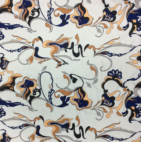 Printed Polyester Twill Jacquard Fabric for Garment and Home Textiles