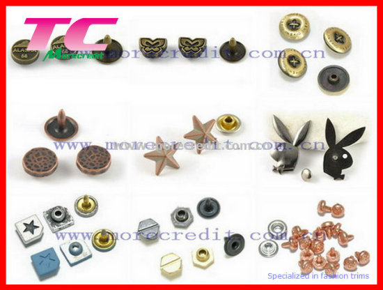 Different Style Metal Rivet for Jeans