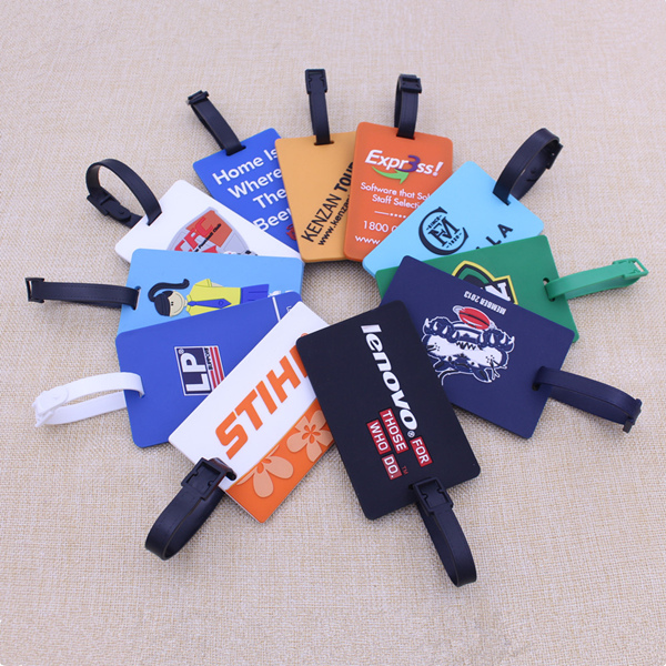 Promotion Costom Logo Standard Size PVC Baggage Tag