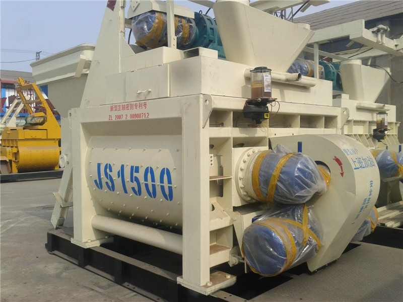 Js1500 Twin Shaft Concrete Mixer on Sale