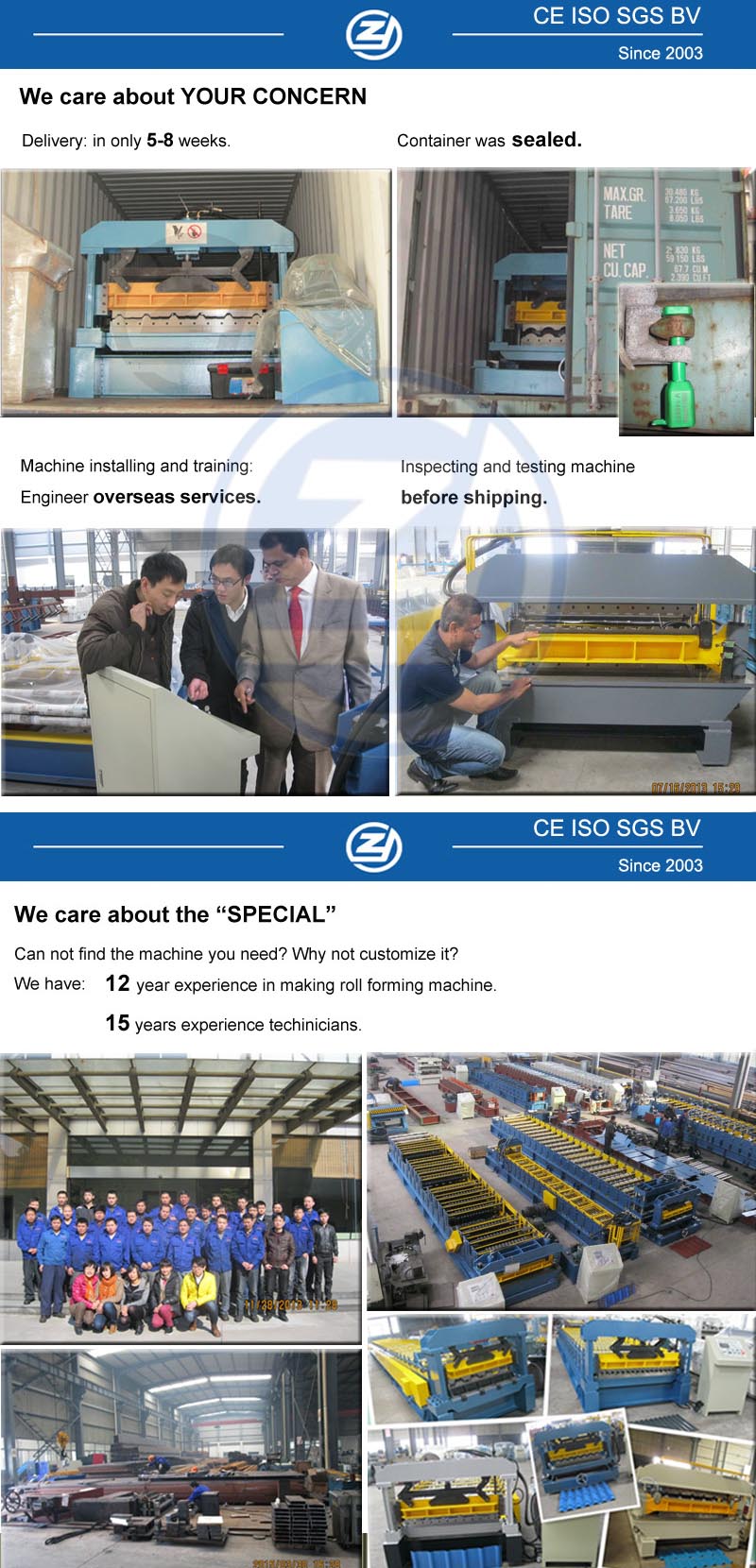 Double Layer Roll Forming Machinery with ISO CE