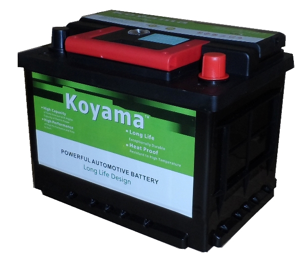 Koyama JIS&DIN Standard 58500 Car Battery 12V60ah