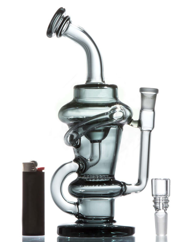 Honeycomb Klein Recycler Hookah Smoking Glass Water Pipe (ES-GB-583)