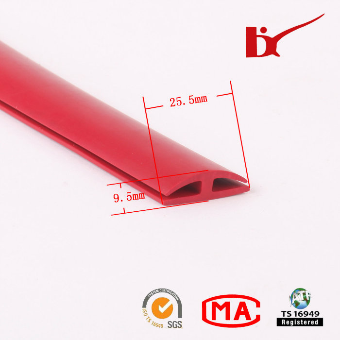 Various Shapes Heat Resistant Extrusion Silicone Rubber Strips