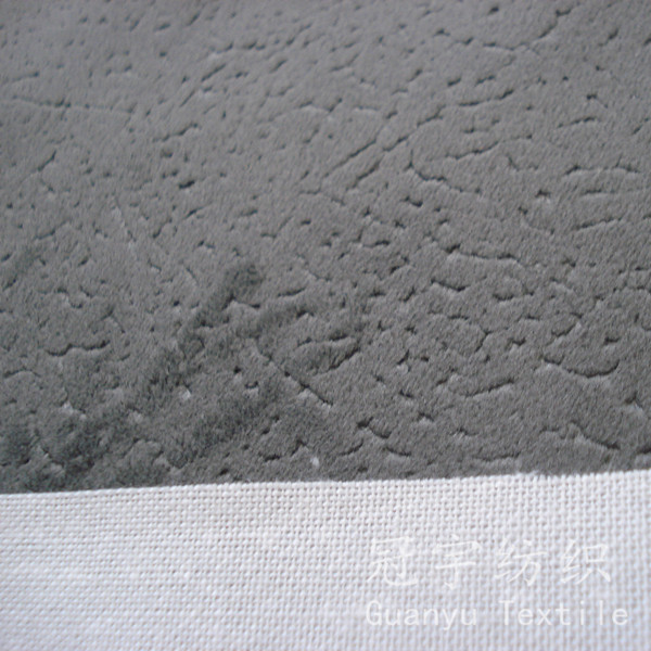 Home Sofa Uses 100% Polyester Short Pile Velour Fabrics