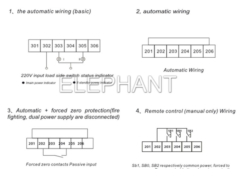 63A ATS Dual Power Automatic Transfer Switch