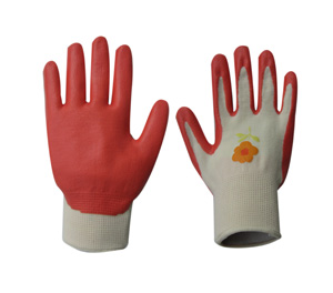 Red Latex Coated Work Glove