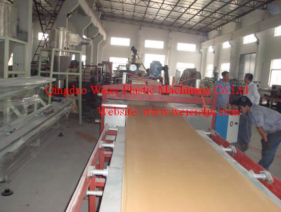 WPC Wood Plastic Plate Production Line (sjsz-92/188)