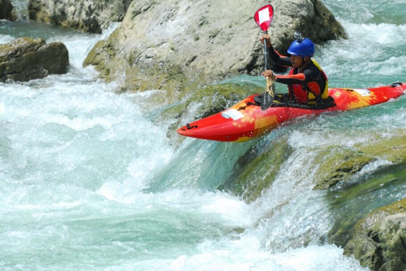 Whitewater Plastic One Person Sit in Kayak (Storm)