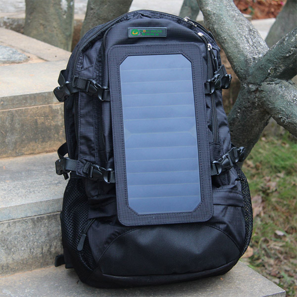 Top Selling 35L Outdoor Sports Solar Charger Bag Backpack Hiking Camping (SB-168)