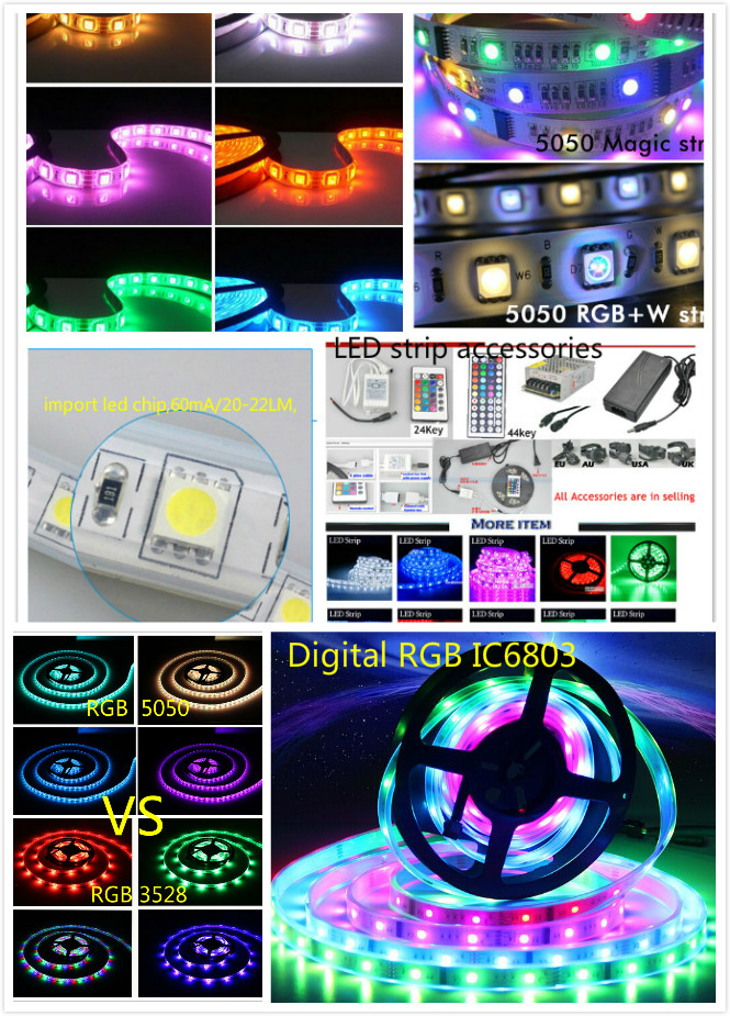 Waterproof UV 12V Flexible 5050 LED Backlight