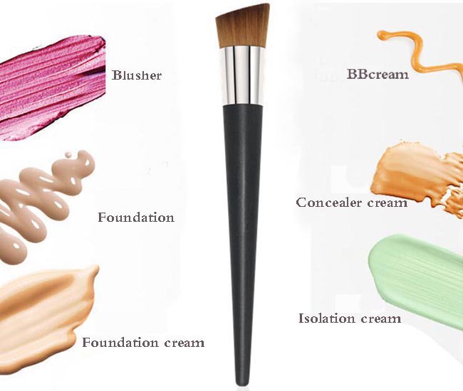 Flat Oblique Multifunctional Foundation Brush Contour Brush