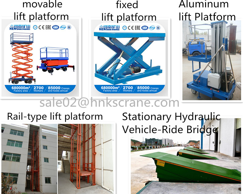 Double Mast Alloy Aluminum Hydraulic Work Platform