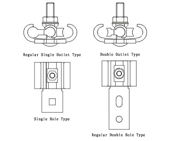 Glfs Type Overhead High Voltage Terminal Clamp