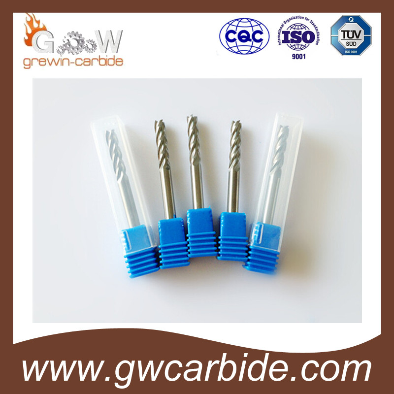 Tungsten Carbide Flat and Ball Nose End Mills/Drills