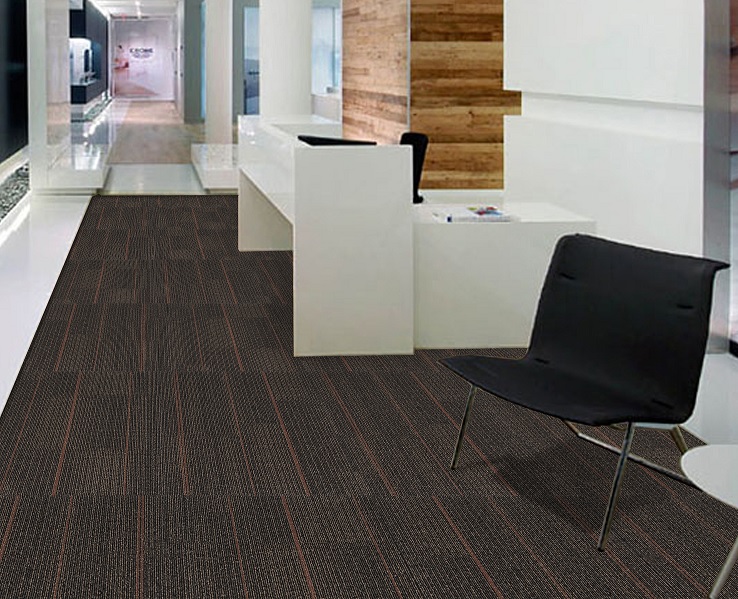 Nylon Modular Carpet Tiles with PVC Backing