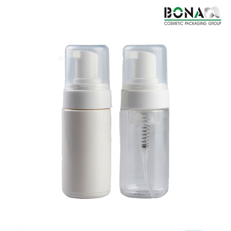 Foam Bottle 100ml 43/410 Cylinder Pet Bottle with Overcap