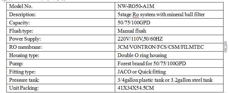 6 Stage Water Purifier Machine with Meniral Filter