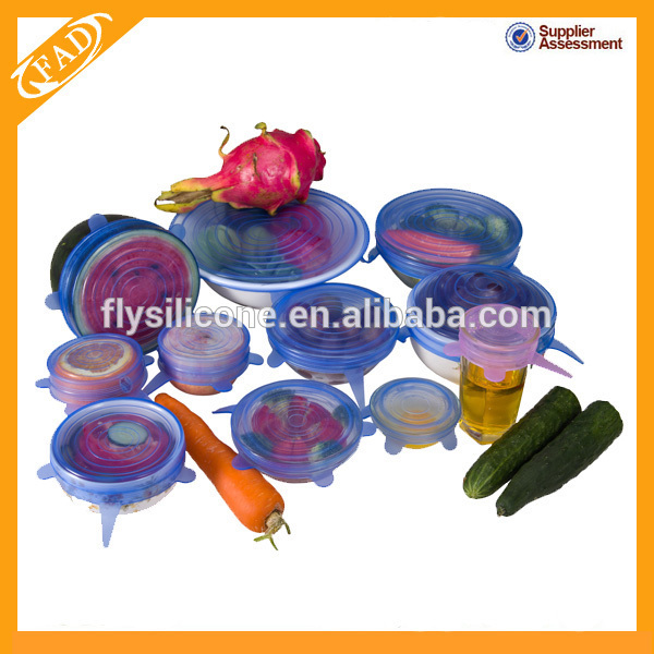 Bpa Free Silicone Stretch Fresh Cover for Fruit Bowl