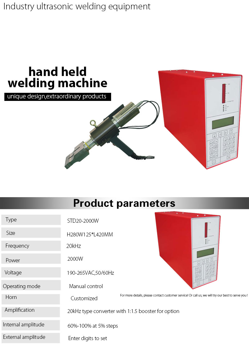 Rinco Ultrasonic Spot Welding Machine with Manual Hand Gun