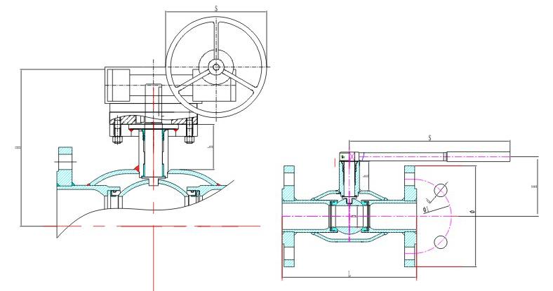 Fully Welded Standard Ball Valve with Tunnion Mounting Design