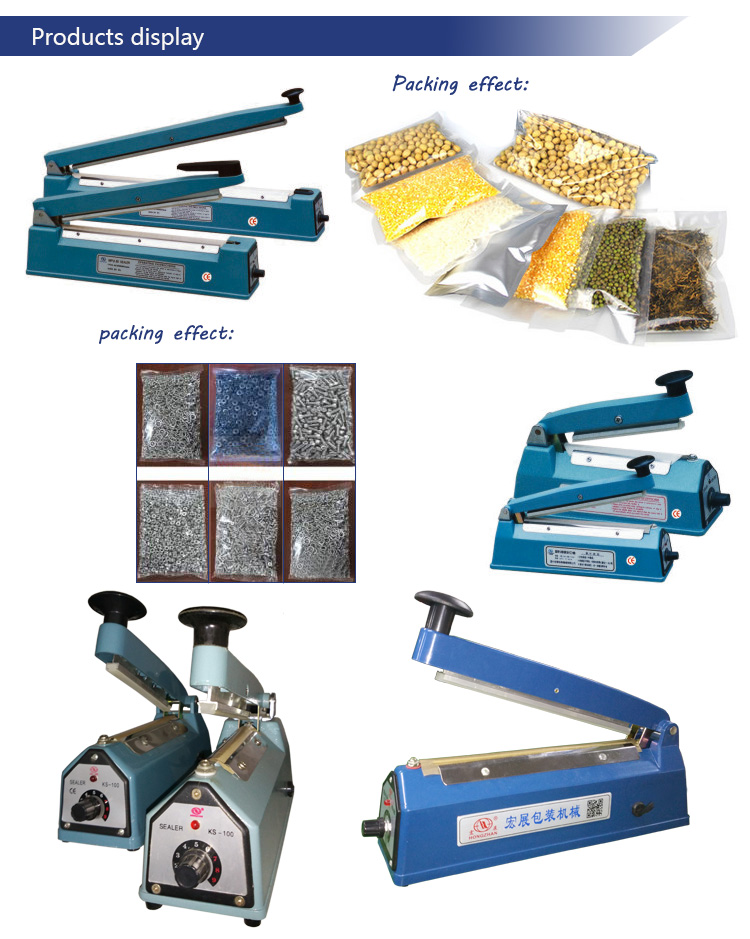 Factory Direct Sale Hand Sealer Heat Sealing Machine for Detergent and Print Material Packing with Quality Assurance