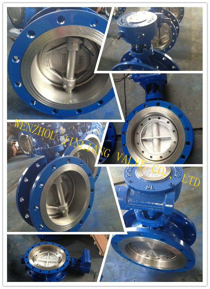 Pneumatic Actuator Flanged Butterfly Valve with EPDM Seat