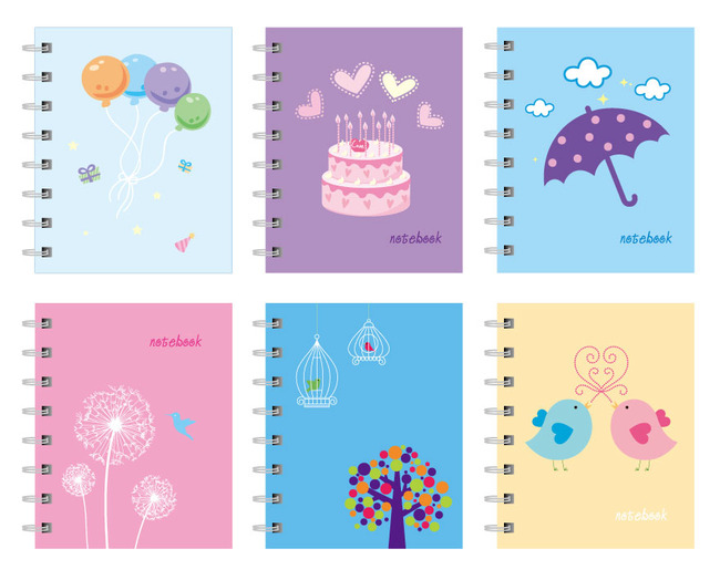 New Designed Spiral Notebook for School, Office Supply, Diary