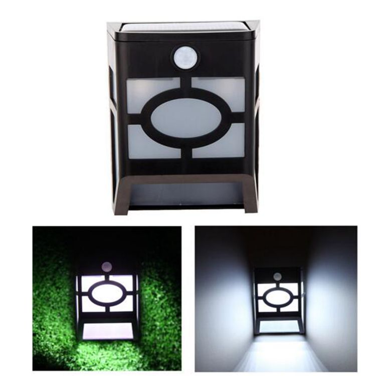 10 LED Solar Powered Wireless Sound Sensor Step White Light Stairway Path Landscape Garden Floor Wall Patio Lamp Modern Fixture