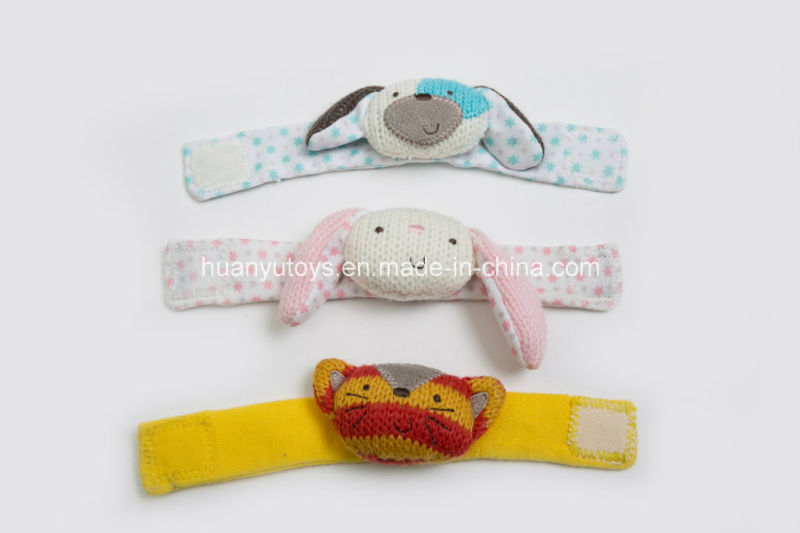 Factory Supply Knit Sweater Fabric Baby Wrist Toy