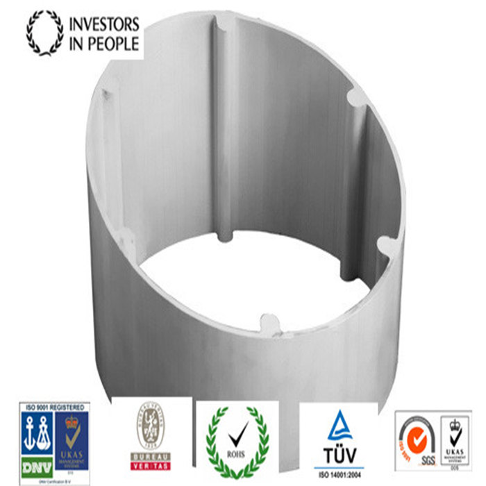 Aluminum/Aluminium Extrusion Profile of Industrial Pipe