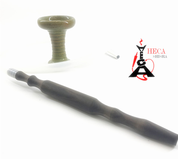 Quality Wood Handle Hose Nargile Smoking Pipe Shisha Hookah