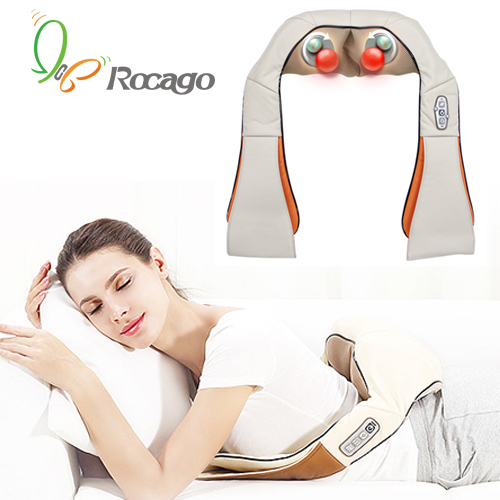 Rechargeable Wireless Heating Shiatsu Massage Belt Body Massager