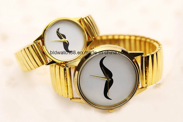 Analog Couple Watch Stainless Steel Back