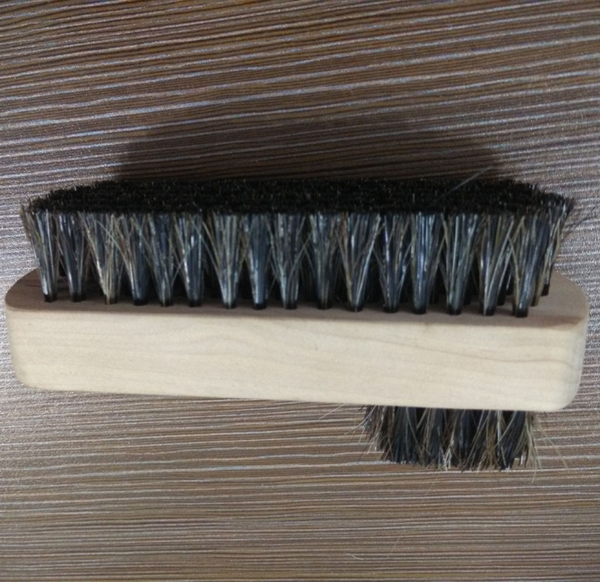 Wooden Base Horse Hair and Plastic Mixture Shoe Brush (YY-493)