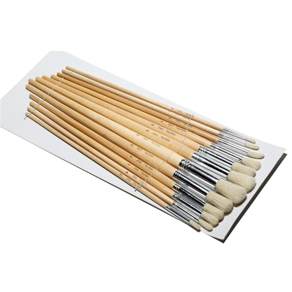 12PCS Wooden Handle Artist Brush Set (582)