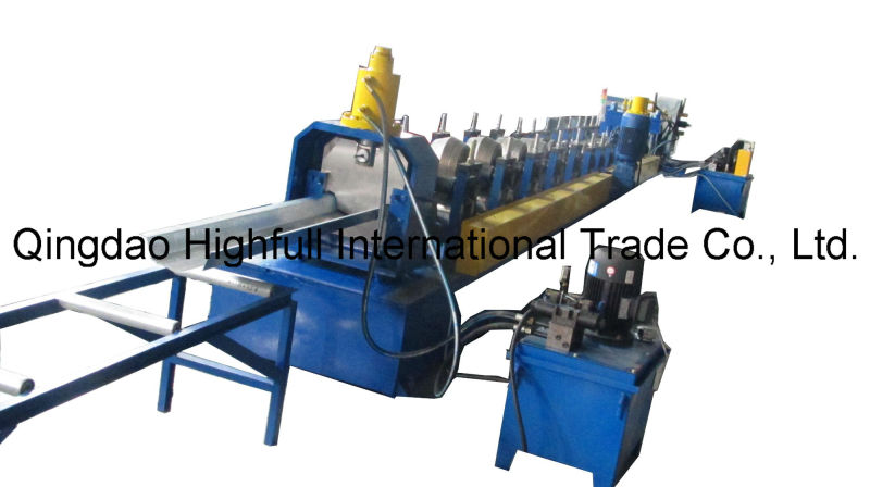 Gutter Roll Forming Machine with Colored Steel Construction