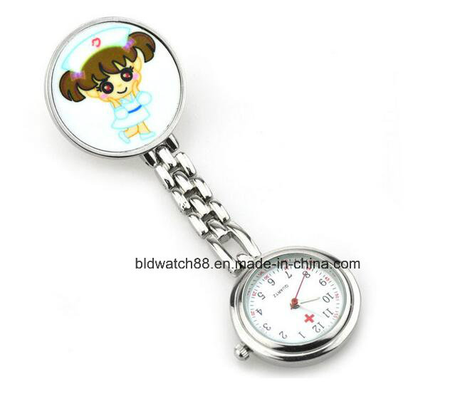 Hot Sale Medical Nurse Pocket Watch with Smiley Face