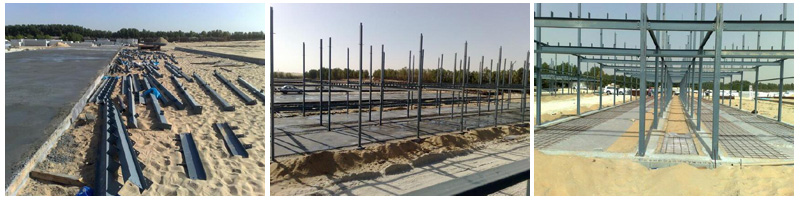 Big Building with Steel Structural Fabrication