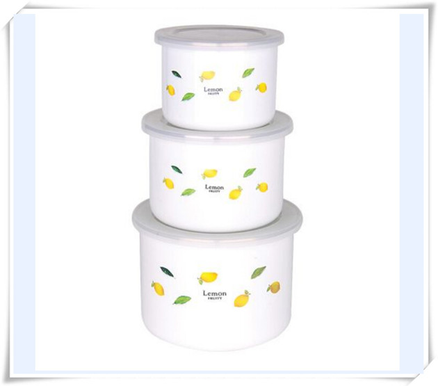 Tableware Lunch Box Enamel Food Preservation Box