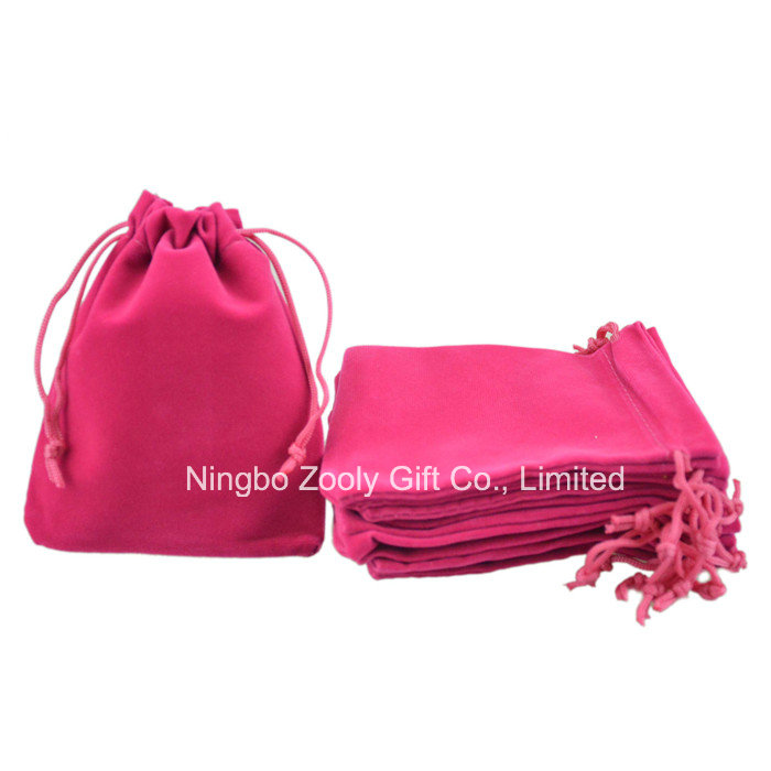 Drawstring Velvet Dust Bag / Jewelry Pouch Velvet Fabric Gift Bag