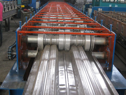 Aluminium Floor Deck Panel Roll Forming Machine